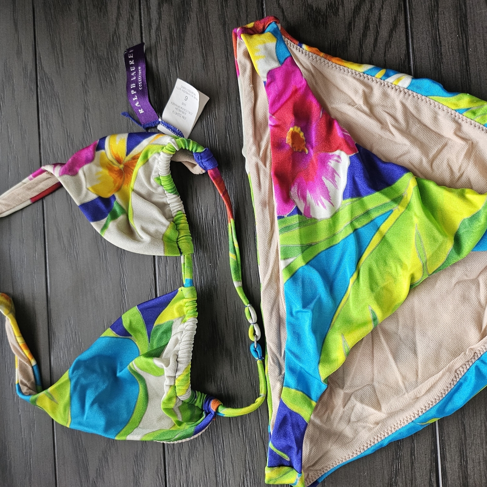 Colorful Floral Bikini Set